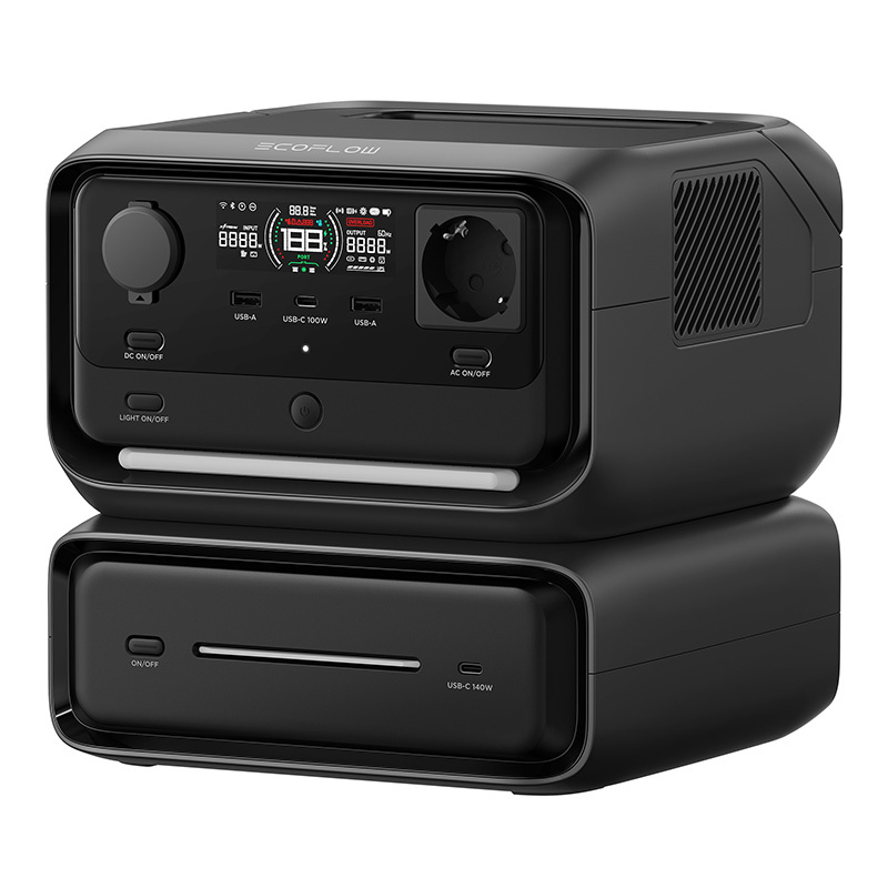 EcoFlow River 3 Max Powerstation - Hordozható Akku Állomás 572 Wh (EFRIVER3MAX-EU-CBOX)