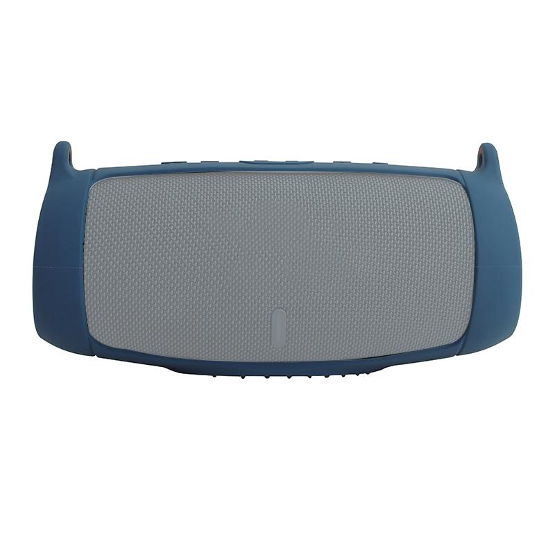 NNEDSZ Portable Silicone Speaker Cover With Shoulder Strap & Carabiner For Jbl Charge 5 - Black
