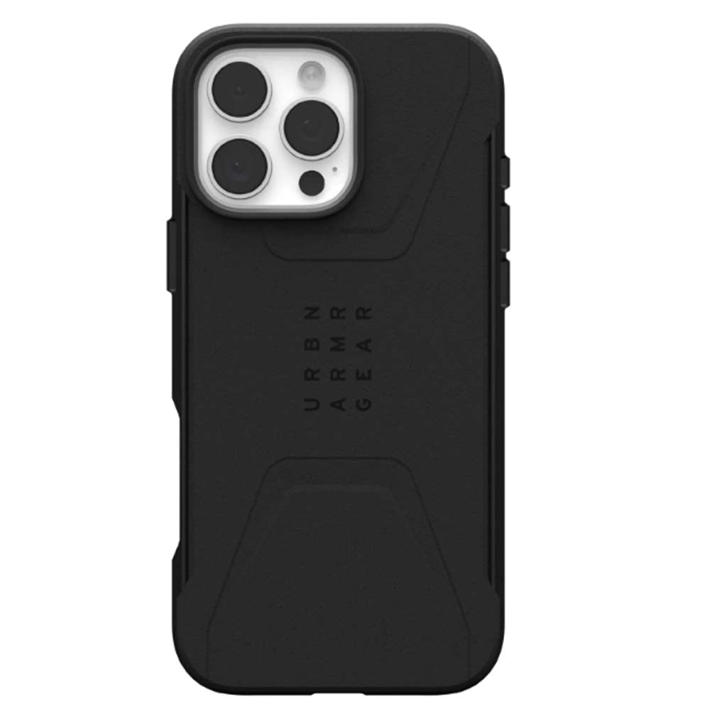 NNEDSZ UAG Civilian Magsafe Back Case for iPhone 16 Pro Max - Black-3