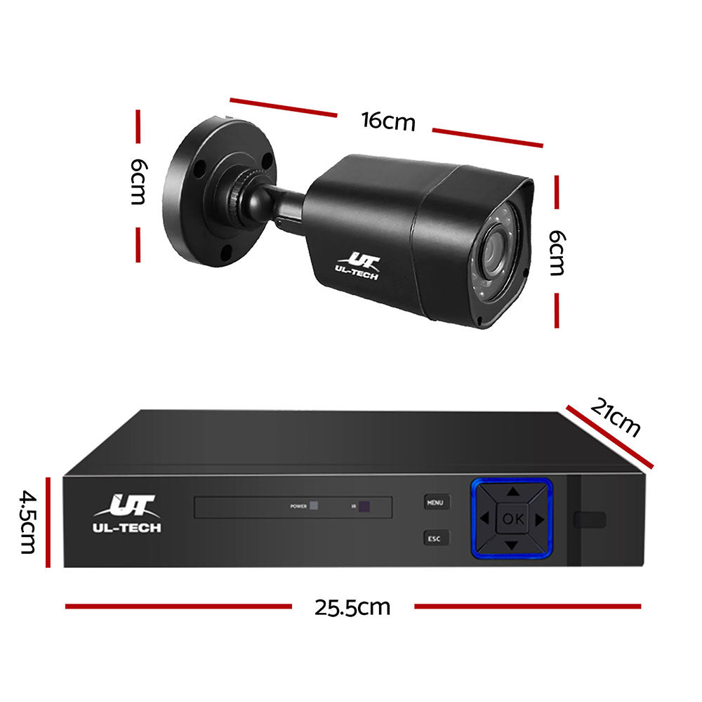 NNEDSZ -CCTV Camera Home Security System 8CH DVR 1080P Cameras Outdoor Day Night-1
