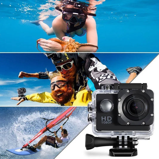 NNEOBA Waterproof Sports Camera for Diving, Riding & Outdoor Sports(Black)
