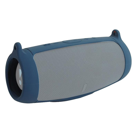 NNEDSZ Portable Silicone Speaker Cover With Shoulder Strap & Carabiner For Jbl Charge 5 - Black